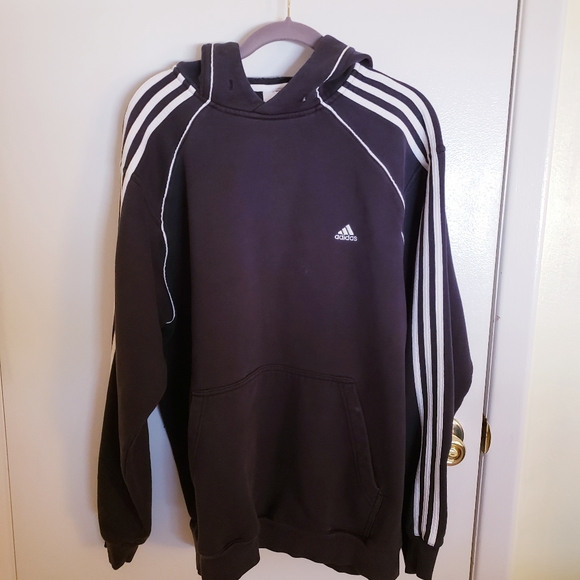 adidas Other - Adidas Black/White Hoodie (Unisex) LGR